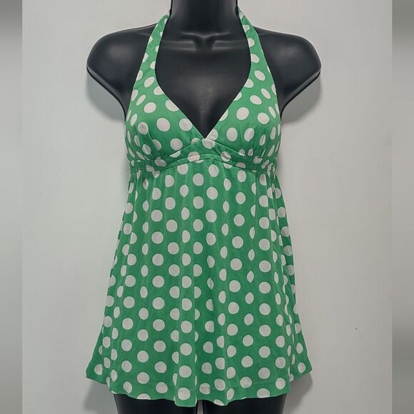 Sears Sea Stars Vintage Polka Dot Two Piece Swimsuit - Picture 1 of 14